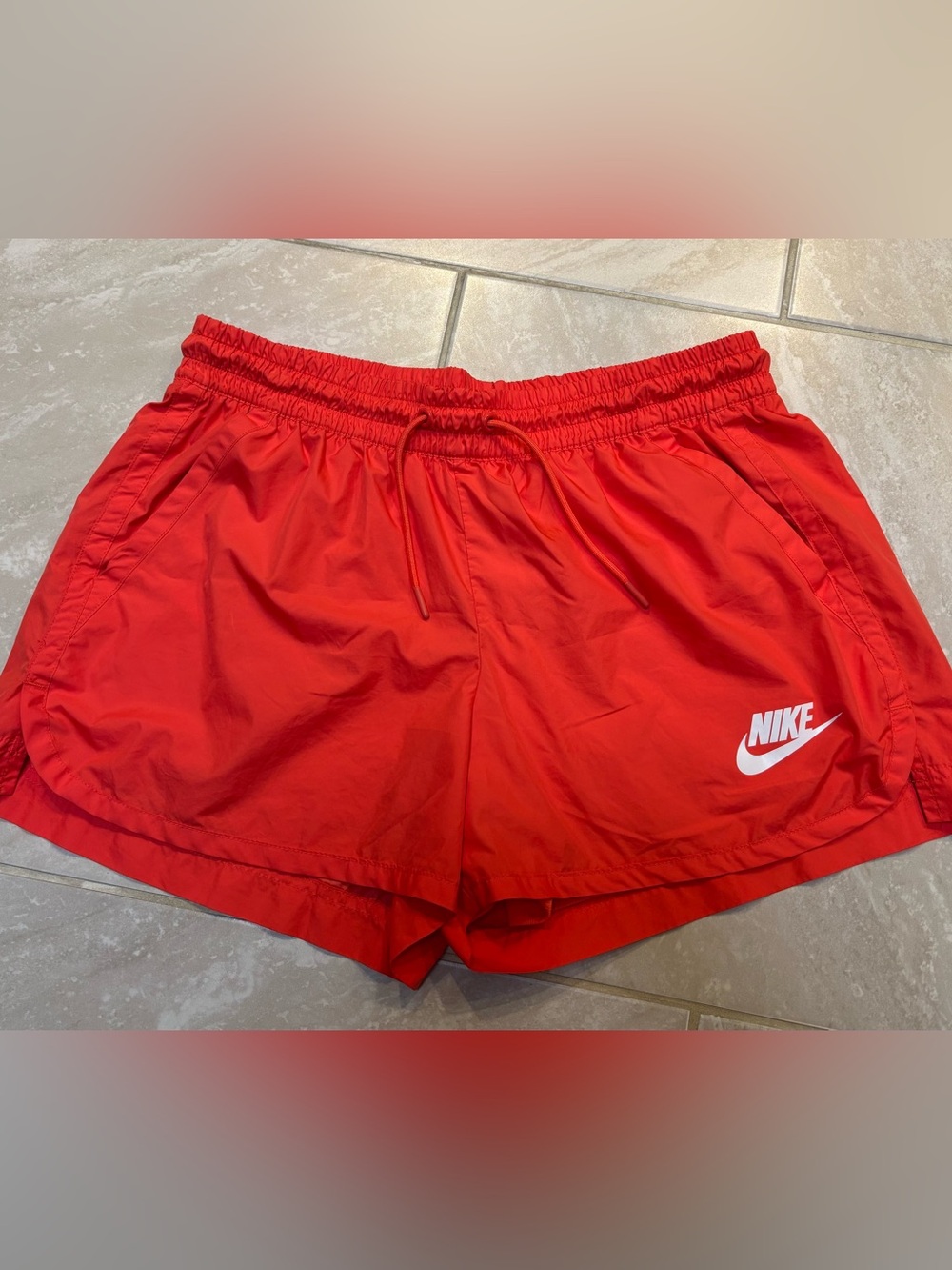 Nike Women’s Bright Orange Shorts Large 3” Inseam